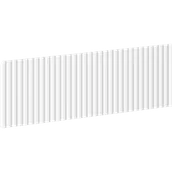 Fronty meblowe - Mexen Rivel front ryflowany do korpusu szafki łazienkowej 60 x 20 cm, biały mat - 91A20-0600-235-1-01 - miniaturka - grafika 1
