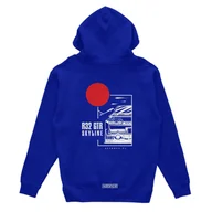 Odzież do sportów motorowych - Bluza z kapturem Nissan Skyline 32 GTR niebieska-XL - miniaturka - grafika 1