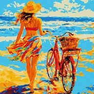 Malowanie po numerach - Malowanie po numerach - Blisko molo 40x40cm - miniaturka - grafika 1