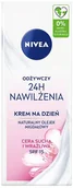 Kremy do twarzy - NIVEA_Odżywczy krem na dzień 24H nawilżenia cera sucha i wrażliwa SPF15 50ml - miniaturka - grafika 1