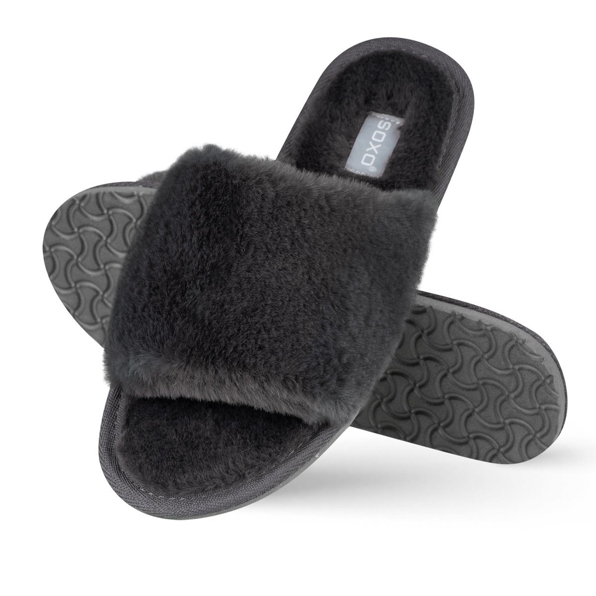 Kapcie Damskie Grafitowe - 35-36