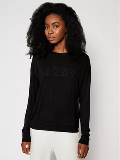 Bluzki damskie - DKNY Bluzka YI3419330 Czarny Regular Fit - grafika 1