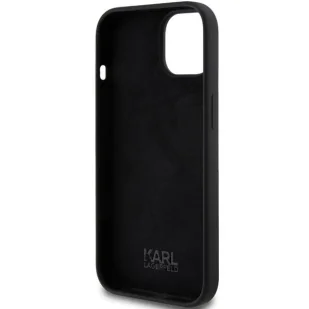 Etui Karl Lagerfeld Silicone Karl Script na iPhone 15 - czarne - Etui i futerały do telefonów - miniaturka - grafika 7