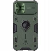 Etui i futerały do telefonów - Nillkin Etui CamShield Armor Case iPhone 12 Pro Max, zielone 6902048202627 - miniaturka - grafika 1