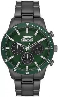 Zegarek Zegarek męski SLAZENGER SL.09.2260.2.02 zielony fashion na prezent - Zegarki męskie - miniaturka - grafika 1