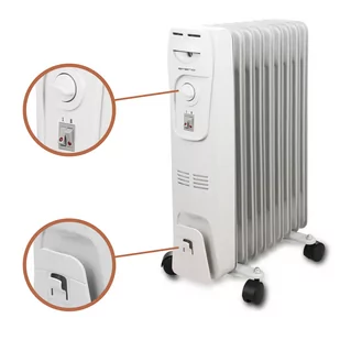 Grzejnik elektryczny OLEJOWY 9 żeberek 2000W MOC - Grzejniki pokojowe - miniaturka - grafika 1
