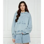 Bluzy damskie - Guess Jeans Bluza | Oversize fit - miniaturka - grafika 1