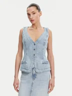 Kamizelki damskie - Guess Kamizelka W5GN89 D5B96 Niebieski Regular Fit - miniaturka - grafika 1