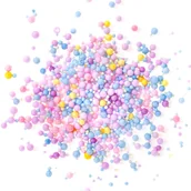 Prace ręczne dla dzieci - KULECZKI STYROPIANOWE, 8 G, PASTEL - miniaturka - grafika 1