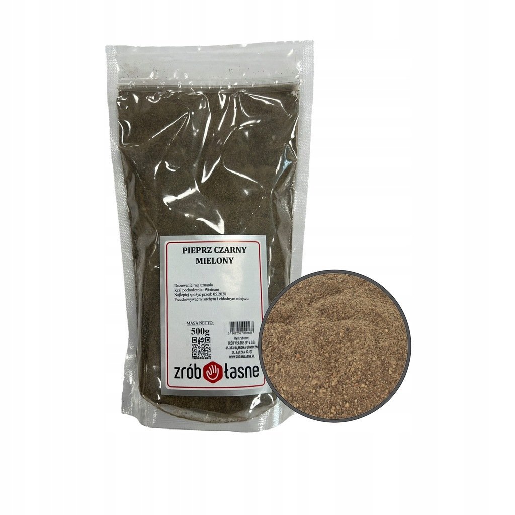 Pieprz czarny mielony 500g