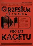 Powieści - Pięć lat kacetu - miniaturka - grafika 1