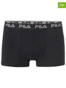 Majtki męskie - Fila Bokserki (2 pary) w kolorze czarnym - miniaturka - grafika 1