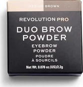 Akcesoria i kosmetyki do stylizacji brwi - Makeup Revolution Makeup Revolution, REVOLUTION PRO, Vegan, Eyebrow Powder, Medium Brown, 2.2 g For Women - miniaturka - grafika 1