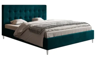 Podwójne łóżko z zagłówkiem 140x200 S3-A03 - Łóżka - miniaturka - grafika 1