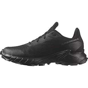 Salomon Damskie buty trekkingowe Alphacross 5 Gore-tex, Black Ebony, 42 2/3 EU - Buty trekkingowe damskie - miniaturka - grafika 1