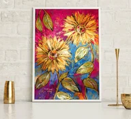 Obrazy i zdjęcia na płótnie - Słoneczniki 4 - plakat 50x70 - miniaturka - grafika 1