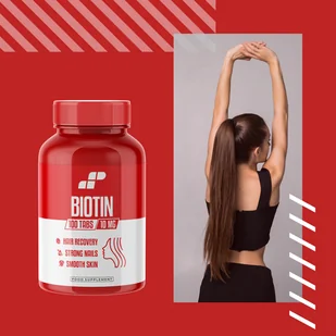 MP SPORT Biotin 10mg - 100tabs - Biotyna - Witaminy i minerały dla sportowców - miniaturka - grafika 15