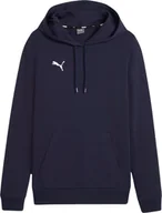 Bluzy damskie - Bluza damska Puma Team Goal Casuals Hoody granatowa 658621 06 L - miniaturka - grafika 1