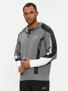 Boss Bluza Saggon 50504895 Szary Relaxed Fit - BOSS - Bluzy męskie - miniaturka - grafika 1