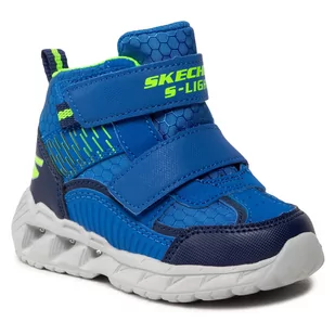 Skechers Trzewiki Frosty Fun 401504N/BLNV Blue/Navy - Botki męskie - miniaturka - grafika 1