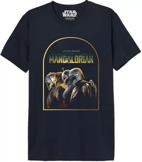 Koszulki męskie - Star Wars "Mandalorian Archer Warrior" MESWMANTS190 Koszulka męska, granatowa, rozmiar M, granatowy, M - grafika 1