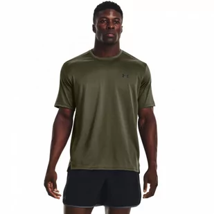 Męska koszulka treningowa Under Armour UA Tech Vent SS - oliwkowa/khaki - UNDER ARMOUR - Koszulki sportowe męskie - miniaturka - grafika 1