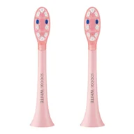 Końcówki do szczoteczek elektrycznych - Soocas końcówki do szczoteczki D3 różowe 2 sztuki - miniaturka - grafika 1
