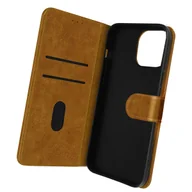 Etui i futerały do telefonów - Etui Folio iPhone 14 Pro Etui z uchwytem na karty Funkcja stojaka wideo Brązowy - miniaturka - grafika 1
