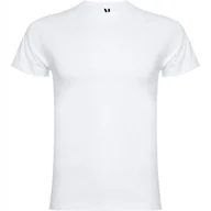 Koszulki męskie - T-shirt Męski Bawełniany Koszulka ROLY Braco CA6550 WHITE DUŻY ROZMIAR 5XL - miniaturka - grafika 1