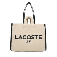 Torebki damskie - Torebka Lacoste NU5117HX Écru - miniaturka - grafika 1