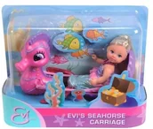 Lalki dla dziewczynek - SIMBA 5738984 EVI Z KONIKIEM MORSKIM NOWOSC - miniaturka - grafika 1