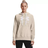 Bluzy sportowe damskie - Bluza damska Under Armour Rival Fleece Logo Hoodie - miniaturka - grafika 1