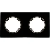 Klawisze i ramki - DPM Ramka podwójna Soul czarna - miniaturka - grafika 1