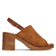 Sandały damskie - Sandały Tamaris 1-28304-44 Brązowy - miniaturka - grafika 1