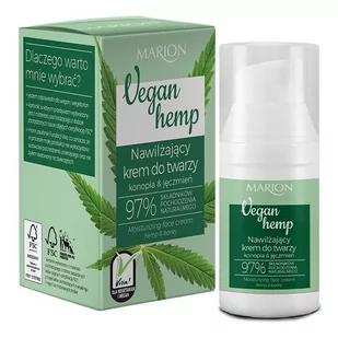 Marion Krem do twarzy konopia 30ml Veganhemp - Kremy do twarzy - miniaturka - grafika 1