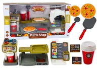Zabawy w naśladowanie dorosłych - Zestaw Sklep Pizza Ekspres Do Kawy Napoje Kasa Fiskalna - miniaturka - grafika 1