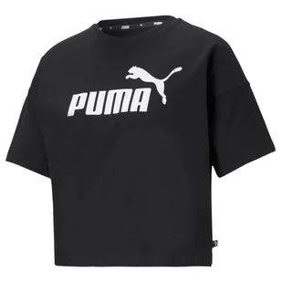 PUMA KOSZULKA ESS CROPPED LOGO 58686601 r L - Koszulki i topy damskie - miniaturka - grafika 1