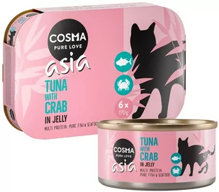 Cosma Asia w galarecie, 6 x 170 g - Kurczak z wątróbką kurzą - Mokra karma dla kotów - miniaturka - grafika 1