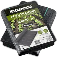 Agrowłókniny - Agrotkanina Heckermann 0,8x10m 90g/m2 Czarna - miniaturka - grafika 1