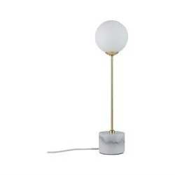 Paulmann Moa - lampa stołowa z marmurowym cokołem - Lampy stojące - miniaturka - grafika 1