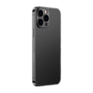 Baseus Frosted Glass Case etui pokrowiec do iPhone 13 Pro sztywna obudowa z żelową ramką czarny (ARWS000401) - Etui i futerały do telefonów - miniaturka - grafika 3