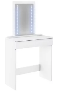 Toaletka MEGAN do makijażu modułowa z oświetleniem LED biała - Toaletki - miniaturka - grafika 1