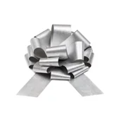 Opakowania i torebki na prezenty - Kokarda dekoracyjna DIY srebrny - miniaturka - grafika 1