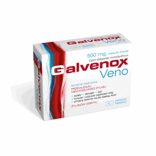 Galvenox Veno - leczenie żylaków, 60 kaps. - Serce i układ krążenia - miniaturka - grafika 1