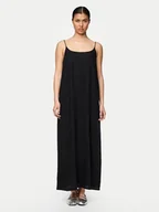 Sukienki - Pieces Sukienka letnia Pia 17151884 Czarny Loose Fit - miniaturka - grafika 1
