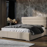 Łóżka - Łóżko SYLVI COMFORTEO tapicerowane : Rozmiar - 140x200, Pojemnik  - Z pojemnikiem, Tkanina - Grupa V, Wysokość wezgłowia - 106 cm - miniaturka - grafika 1