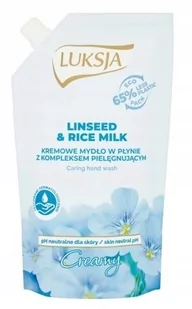 Luksja Creamy Linseed Mydło W Płynie Zapas 400ML - Mydła - miniaturka - grafika 1