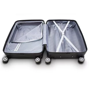 Wytrzymałe Walizki Komplet walizek Czarne XL+L+M mocne ABS Barut - Walizki - miniaturka - grafika 12