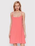 Sukienki - 4F Sukienka codzienna H4L22-SUDD016 Różowy Relaxed Fit - miniaturka - grafika 1