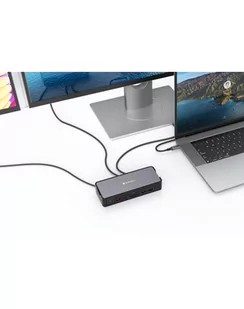 Verbatim USB-C Pro Docking Station 15 Port CDS-15 - Części i akcesoria do laptopów - miniaturka - grafika 1
